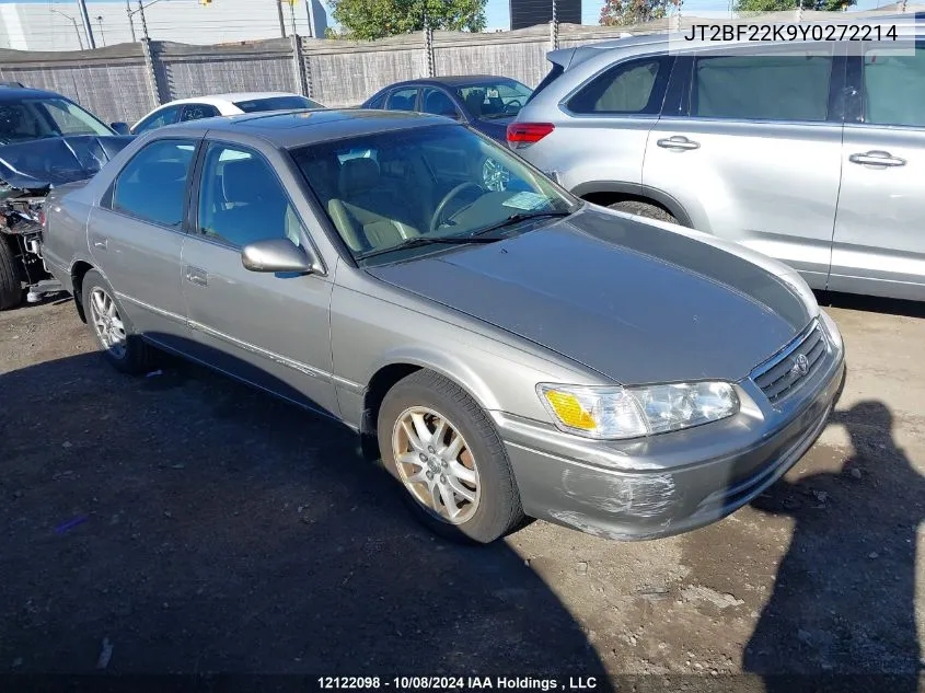 2000 Toyota Camry VIN: JT2BF22K9Y0272214 Lot: 12122098