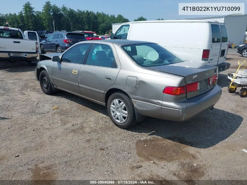 2000 Toyota Camry Le VIN: 4T1BG22K1YU710099 Lot: 39845968