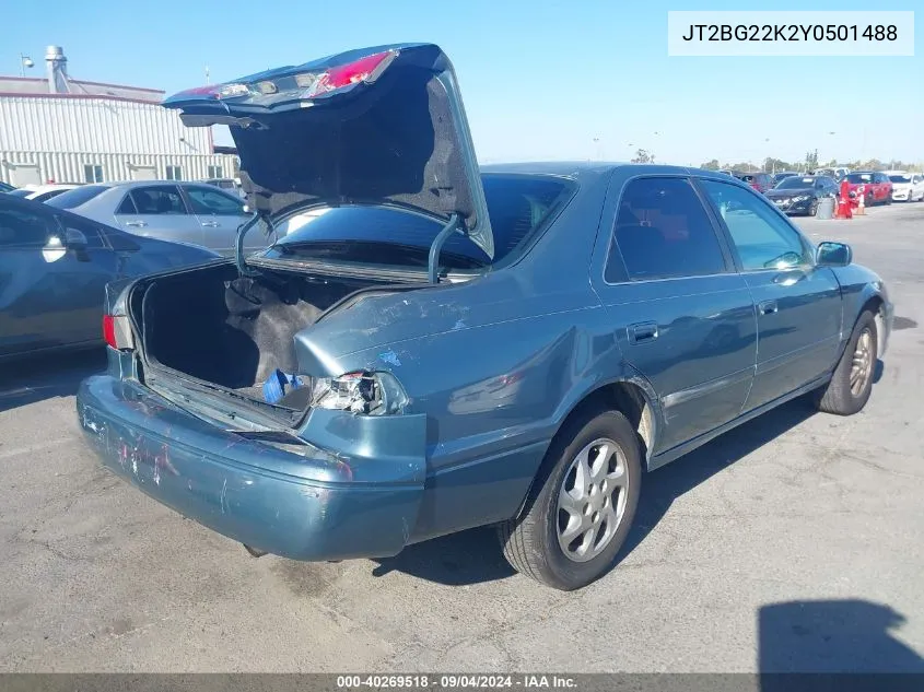 JT2BG22K2Y0501488 2000 Toyota Camry Le