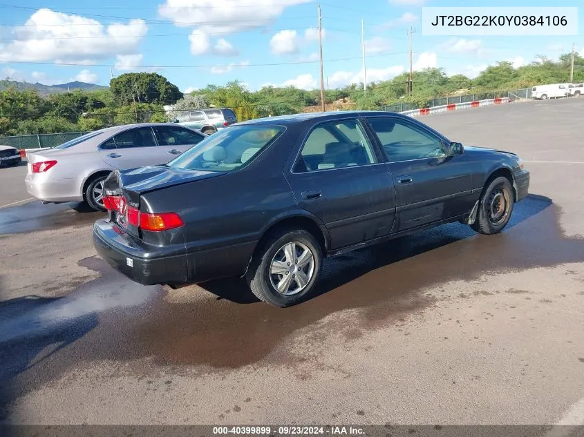 JT2BG22K0Y0384106 2000 Toyota Camry Ce/Le/Xle