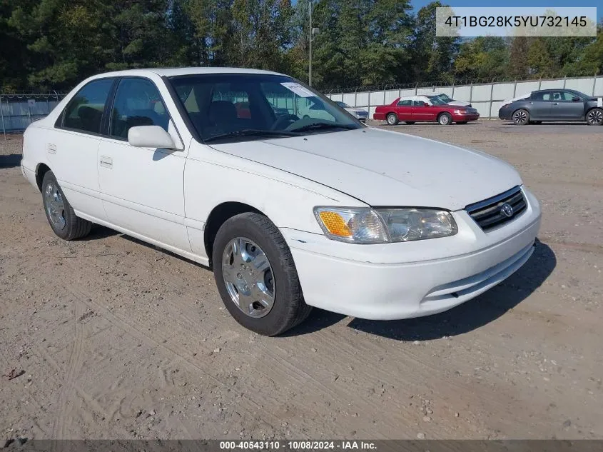 2000 Toyota Camry Le VIN: 4T1BG28K5YU732145 Lot: 40543110