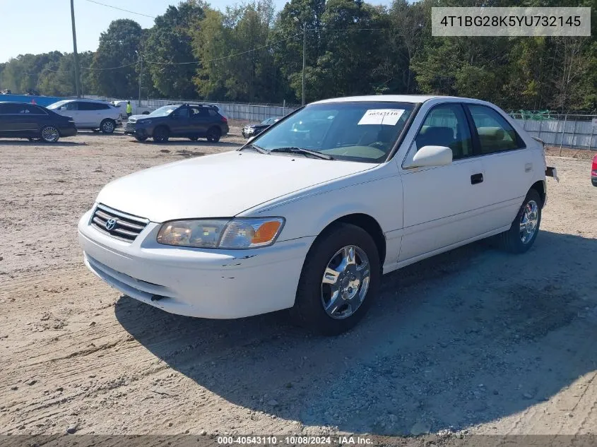 2000 Toyota Camry Le VIN: 4T1BG28K5YU732145 Lot: 40543110