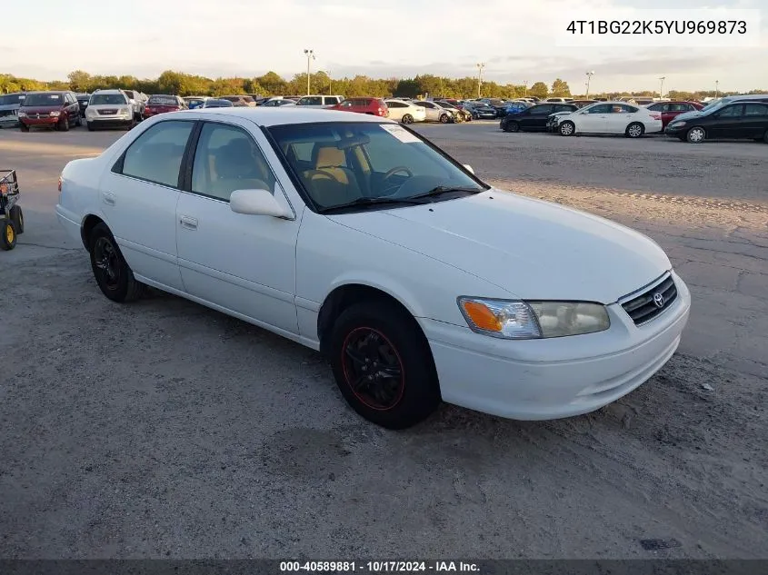 2000 Toyota Camry Ce/Le/Xle VIN: 4T1BG22K5YU969873 Lot: 40589881