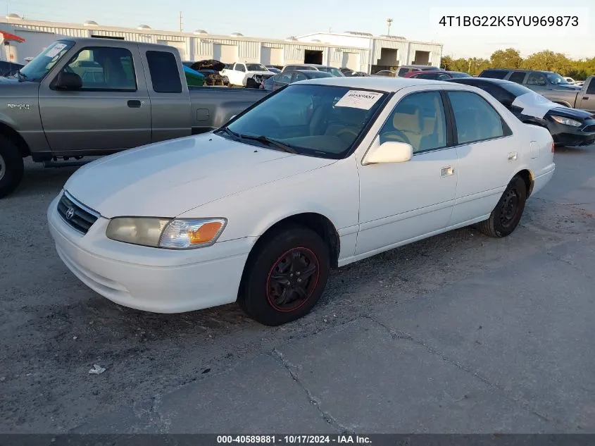 2000 Toyota Camry Ce/Le/Xle VIN: 4T1BG22K5YU969873 Lot: 40589881