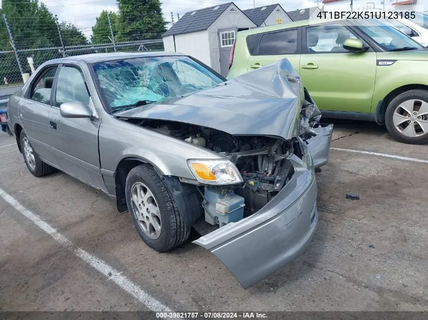 4T1BF22K51U123185 2001 Toyota Camry Le V6