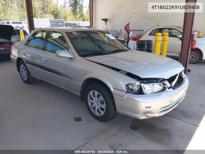 2001 Toyota Camry Ce VIN: 4T1BG22K91U829458 Lot: 40235764