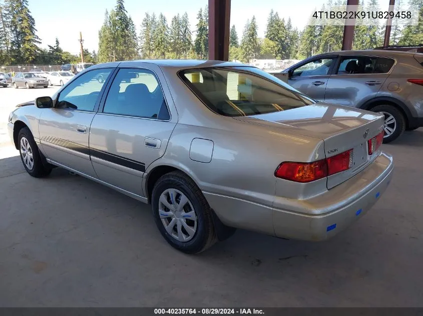 2001 Toyota Camry Ce VIN: 4T1BG22K91U829458 Lot: 40235764