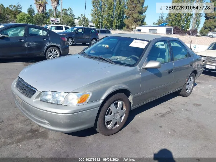 JT2BG22K910547728 2001 Toyota Camry Le