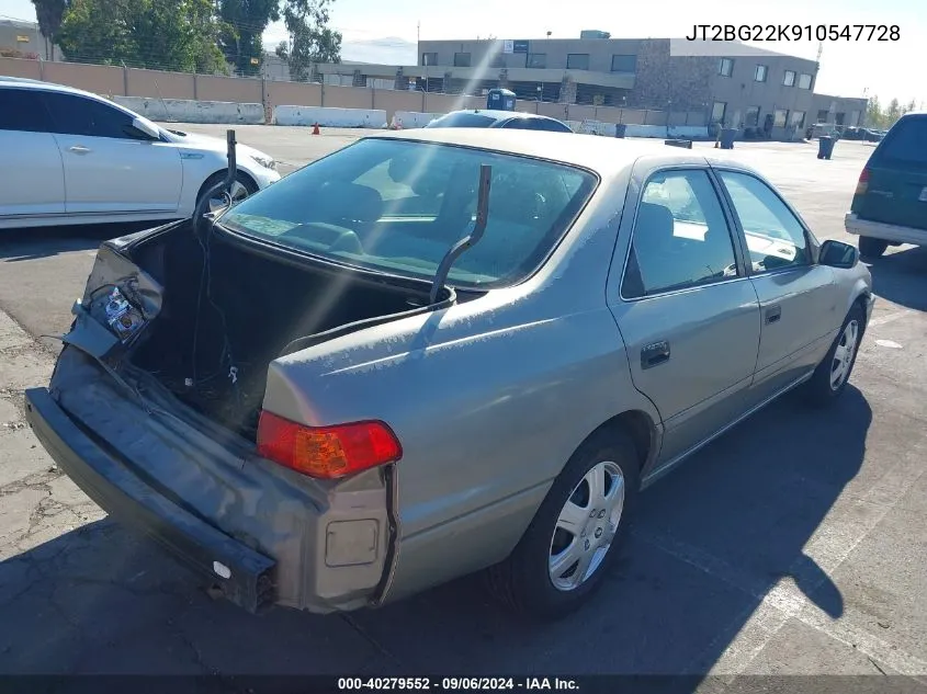 JT2BG22K910547728 2001 Toyota Camry Le