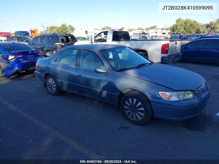 2001 Toyota Camry Le VIN: JT2BG28K410599095 Lot: 40402164