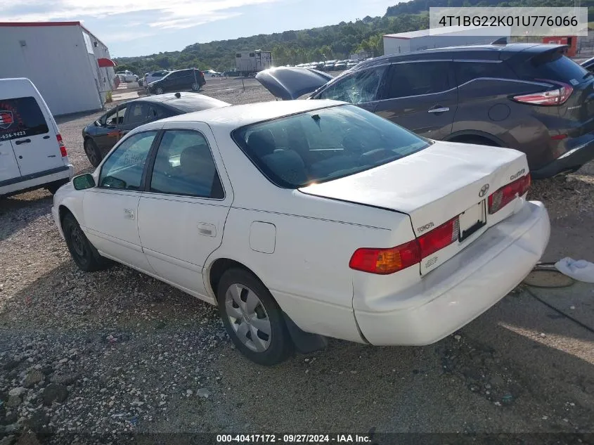 2001 Toyota Camry Ce VIN: 4T1BG22K01U776066 Lot: 40417172