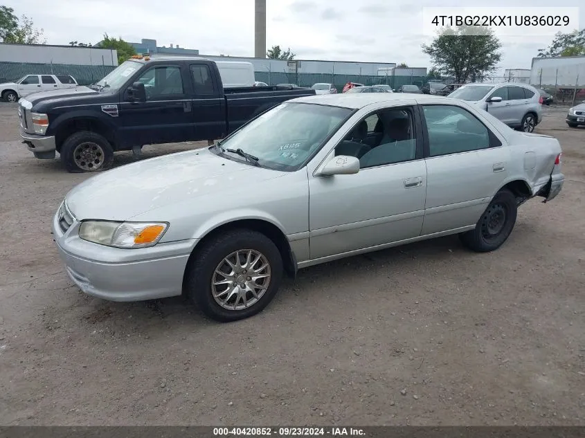 2001 Toyota Camry Ce VIN: 4T1BG22KX1U836029 Lot: 40420852