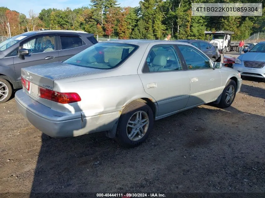 2001 Toyota Camry Ce/Le/Xle VIN: 4T1BG22K01U859304 Lot: 40444111