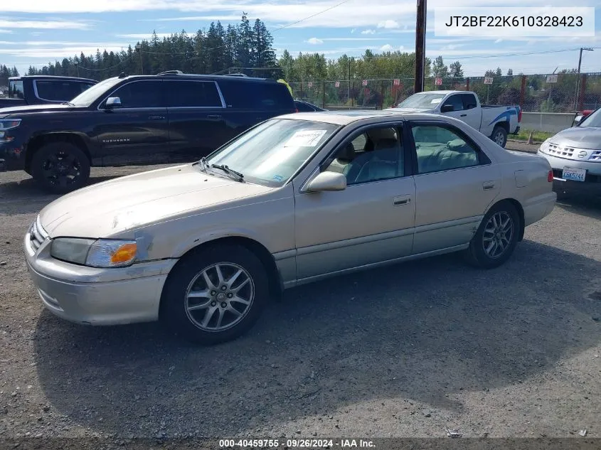 JT2BF22K610328423 2001 Toyota Camry Le V6