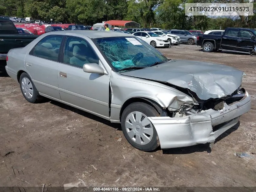 2001 Toyota Camry Ce VIN: 4T1BG22K91U119573 Lot: 40461185