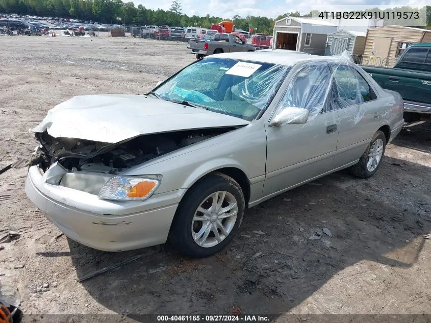 2001 Toyota Camry Ce VIN: 4T1BG22K91U119573 Lot: 40461185