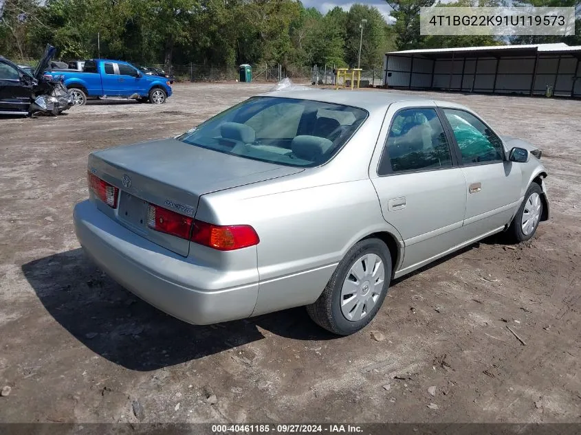 2001 Toyota Camry Ce VIN: 4T1BG22K91U119573 Lot: 40461185