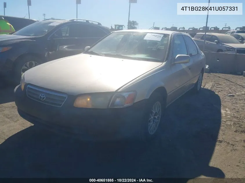 2001 Toyota Camry Le VIN: 4T1BG28K41U057331 Lot: 40651885