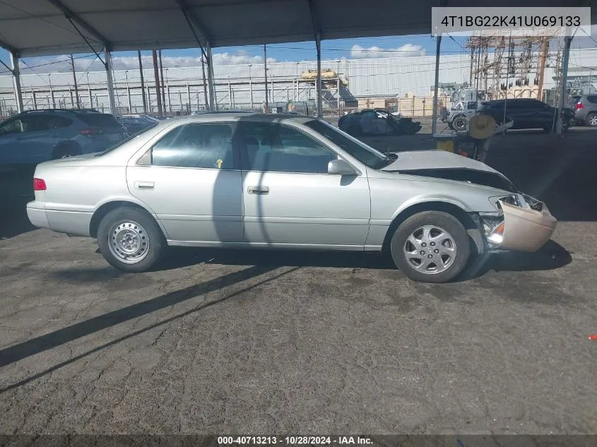 2001 Toyota Camry Le VIN: 4T1BG22K41U069133 Lot: 40713213