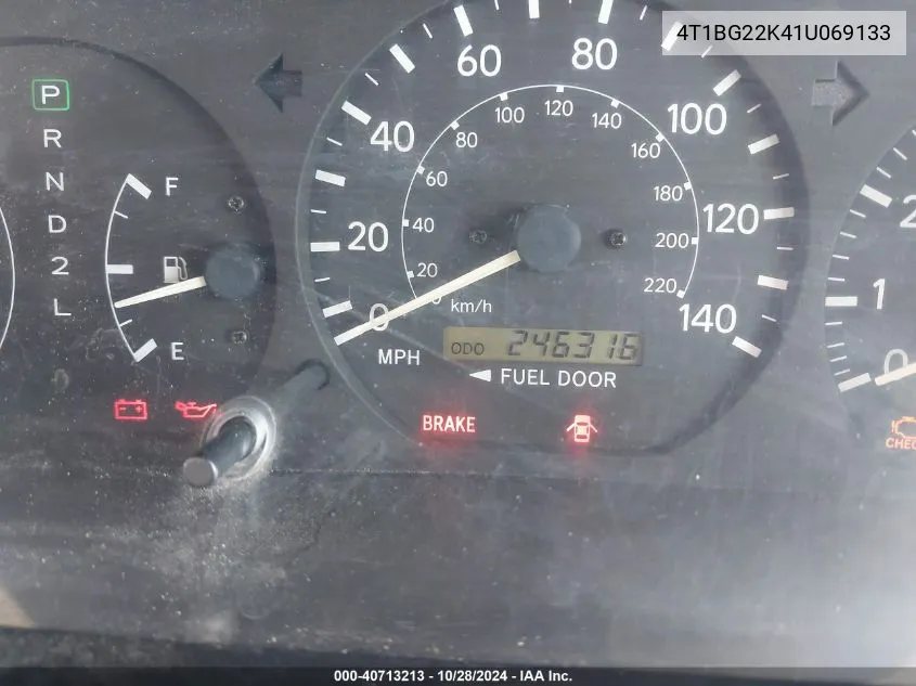 4T1BG22K41U069133 2001 Toyota Camry Le