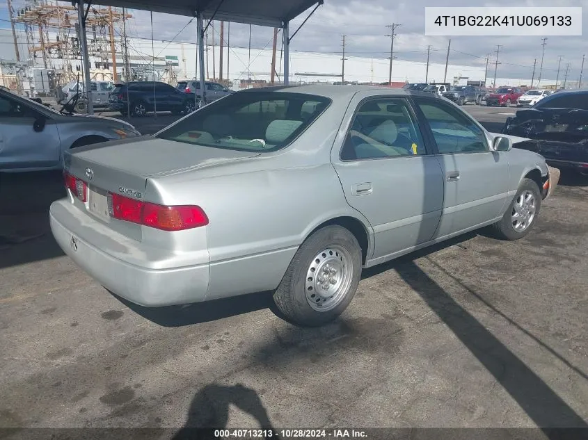 2001 Toyota Camry Le VIN: 4T1BG22K41U069133 Lot: 40713213