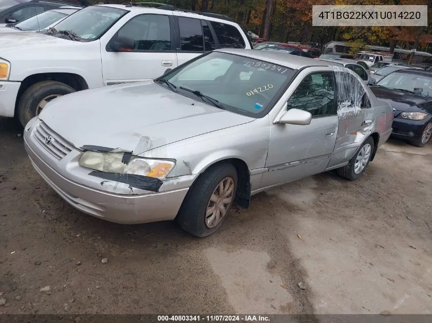 4T1BG22KX1U014220 2001 Toyota Camry Le