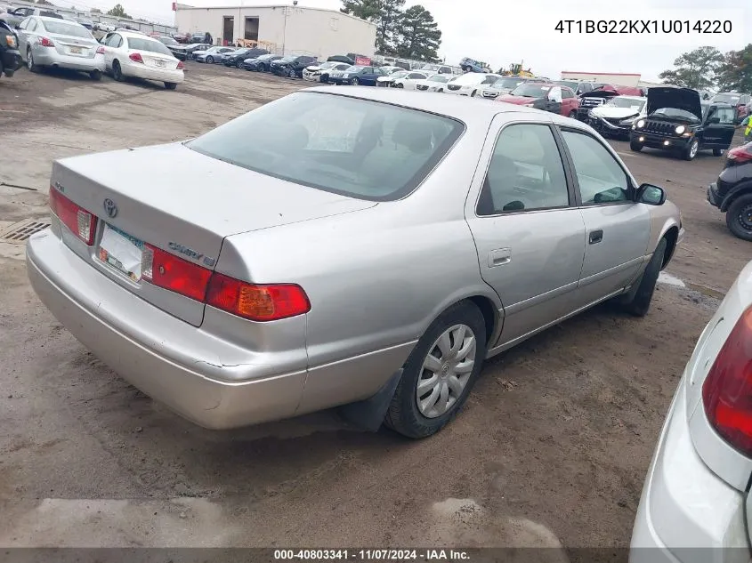 4T1BG22KX1U014220 2001 Toyota Camry Le