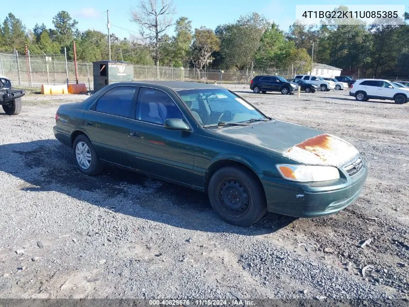 2001 Toyota Camry Le VIN: 4T1BG22K11U085385 Lot: 40829676