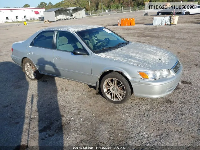 2001 Toyota Camry Ce VIN: 4T1BG22K41U858690 Lot: 40838660