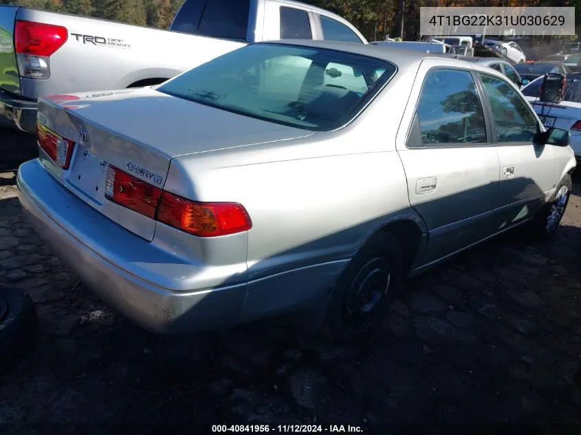 2001 Toyota Camry Le VIN: 4T1BG22K31U030629 Lot: 40841956