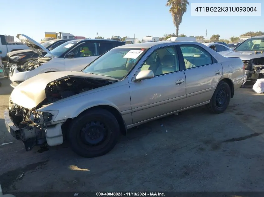 2001 Toyota Camry Ce VIN: 4T1BG22K31U093004 Lot: 40848023