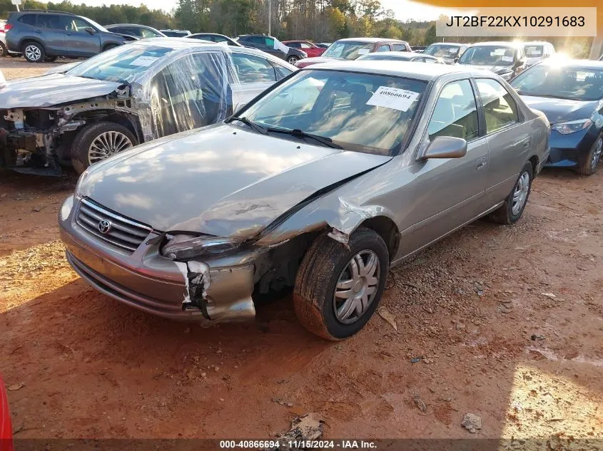 2001 Toyota Camry Le V6 VIN: JT2BF22KX10291683 Lot: 40866694