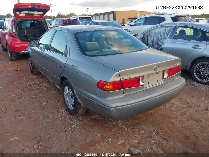 2001 Toyota Camry Le V6 VIN: JT2BF22KX10291683 Lot: 40866694