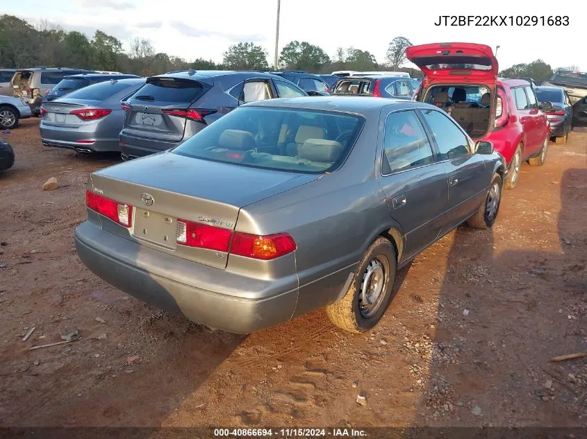 2001 Toyota Camry Le V6 VIN: JT2BF22KX10291683 Lot: 40866694