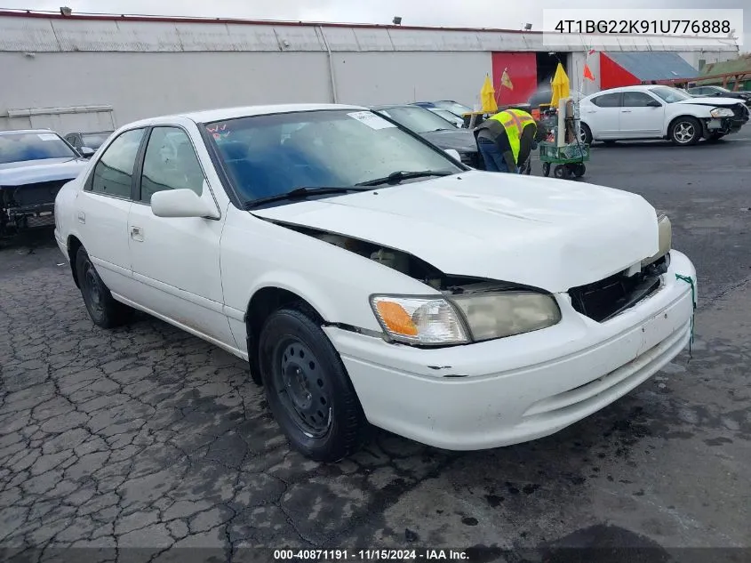 2001 Toyota Camry Ce VIN: 4T1BG22K91U776888 Lot: 40871191