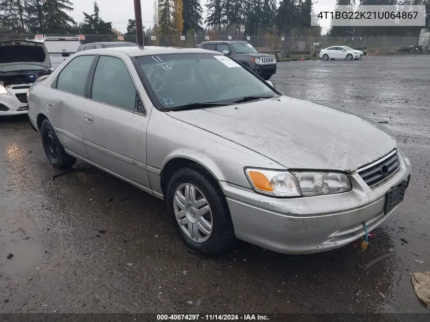 2001 Toyota Camry Le VIN: 4T1BG22K21U064867 Lot: 40874297