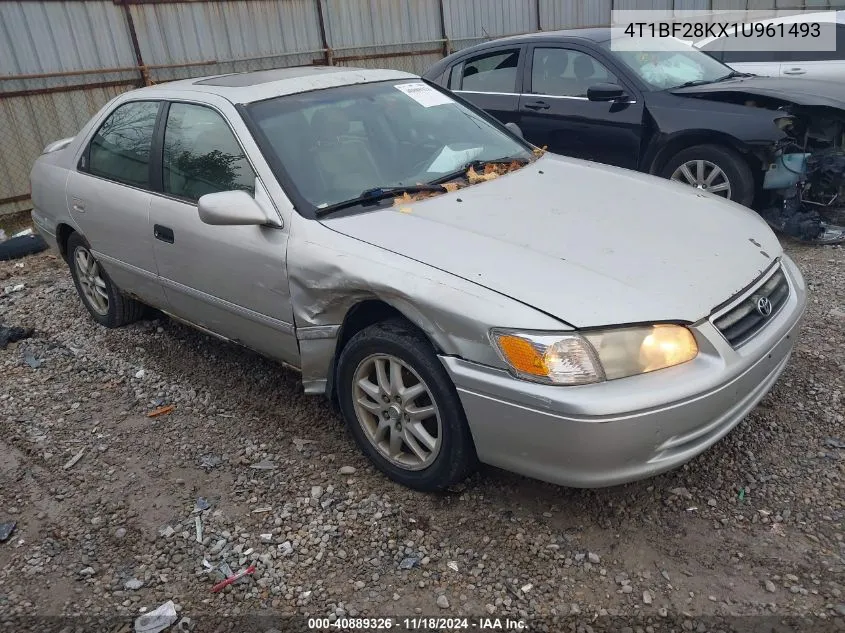 2001 Toyota Camry Xle V6 VIN: 4T1BF28KX1U961493 Lot: 40889326