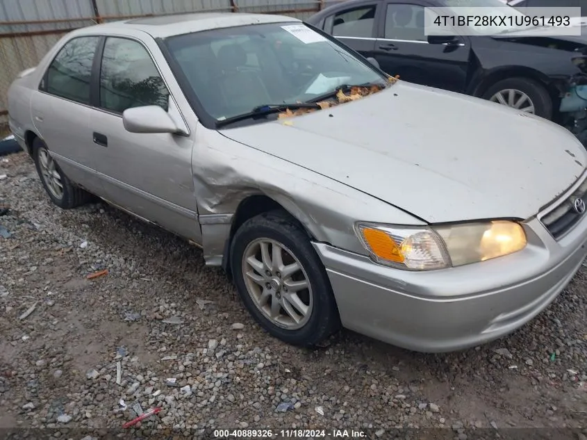 2001 Toyota Camry Xle V6 VIN: 4T1BF28KX1U961493 Lot: 40889326