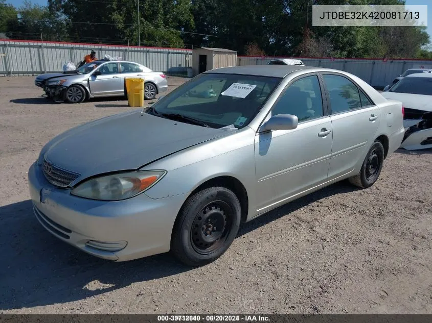 JTDBE32K420081713 2002 Toyota Camry Le/Se/Xle