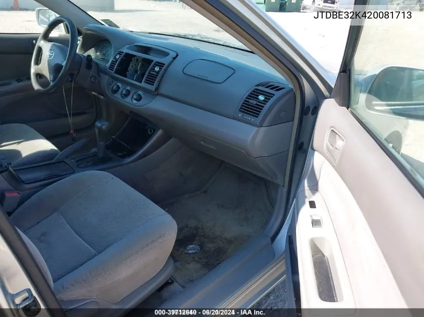 JTDBE32K420081713 2002 Toyota Camry Le/Se/Xle