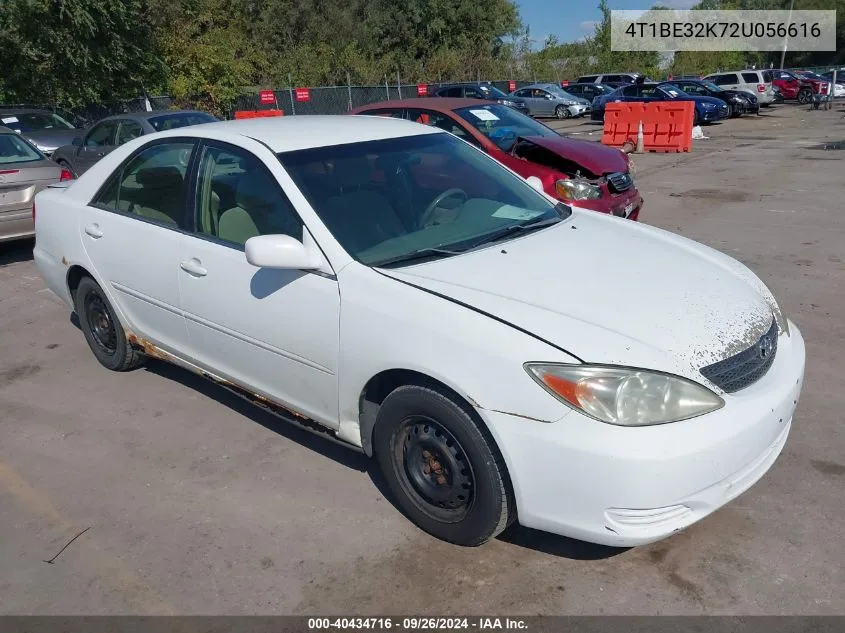 2002 Toyota Camry Le VIN: 4T1BE32K72U056616 Lot: 40434716