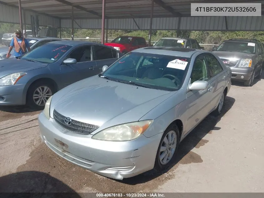 4T1BF30K72U532606 2002 Toyota Camry Xle V6