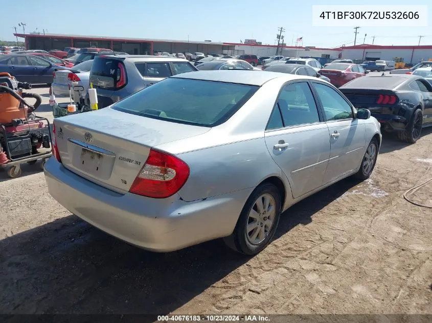 4T1BF30K72U532606 2002 Toyota Camry Xle V6