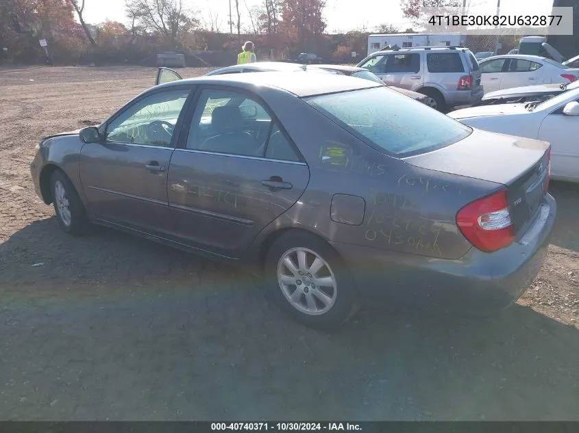 2002 Toyota Camry Xle VIN: 4T1BE30K82U632877 Lot: 40740371