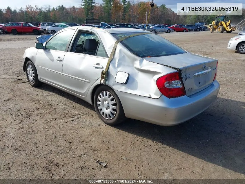 2002 Toyota Camry Xle VIN: 4T1BE30K32U055319 Lot: 40753556