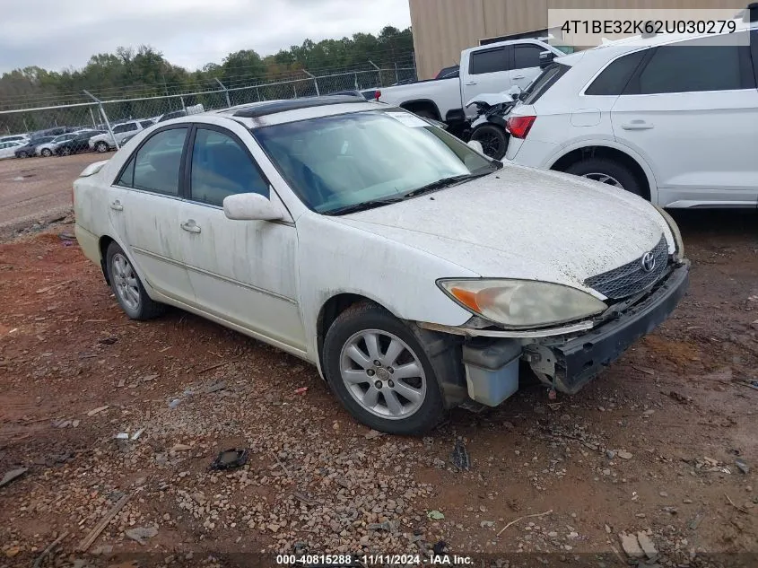 2002 Toyota Camry Xle VIN: 4T1BE32K62U030279 Lot: 40815288