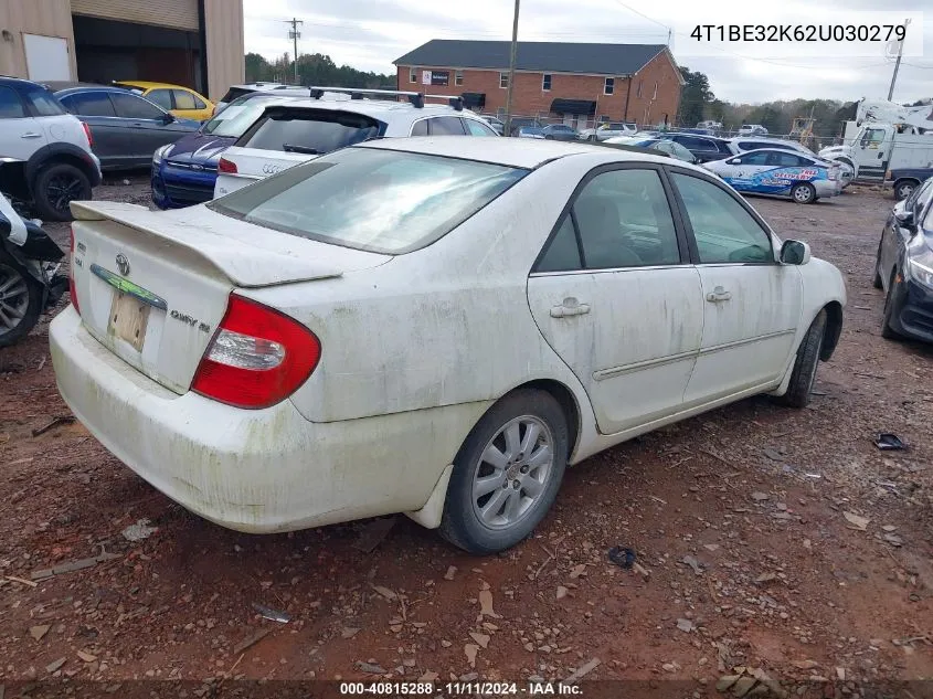 2002 Toyota Camry Xle VIN: 4T1BE32K62U030279 Lot: 40815288