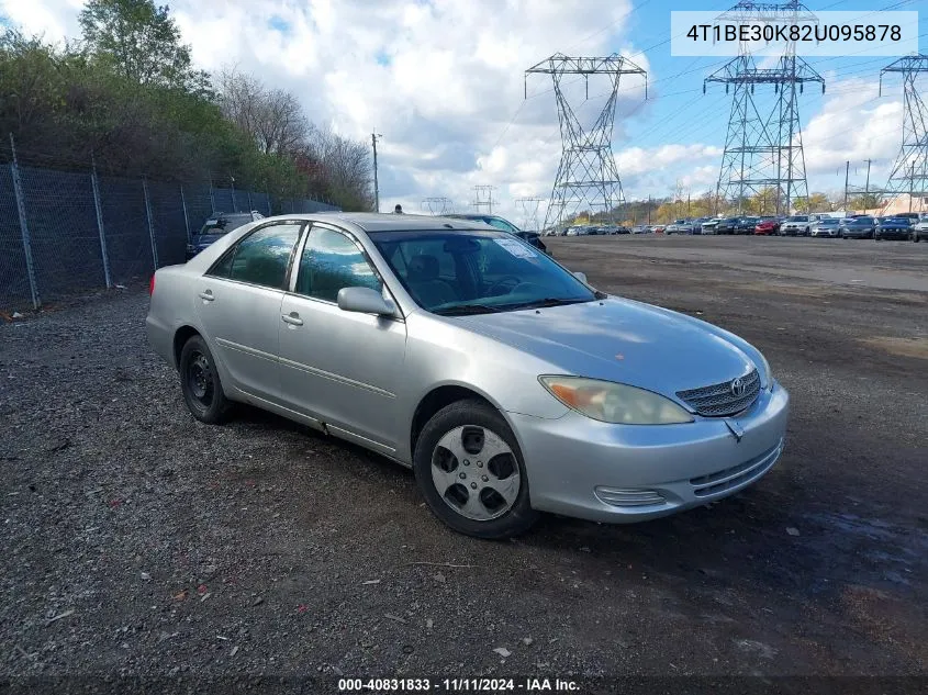 2002 Toyota Camry Xle VIN: 4T1BE30K82U095878 Lot: 40831833