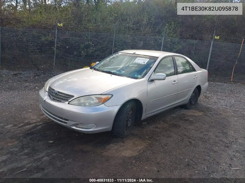 2002 Toyota Camry Xle VIN: 4T1BE30K82U095878 Lot: 40831833