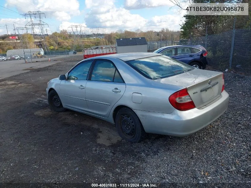 2002 Toyota Camry Xle VIN: 4T1BE30K82U095878 Lot: 40831833